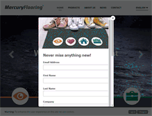 Tablet Screenshot of mercuryflooring.com